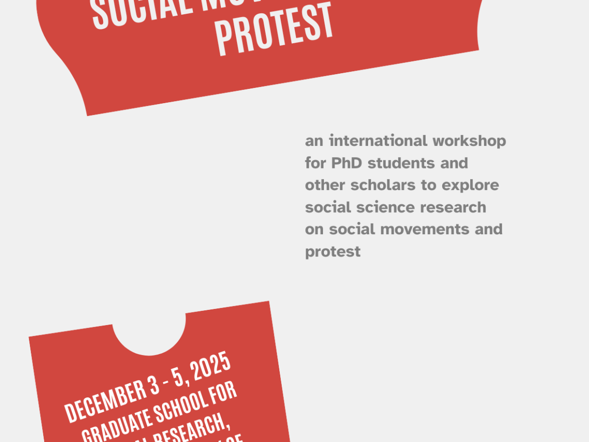 PhD Workshop: New Voices in Social Movements and&nbsp;Protest